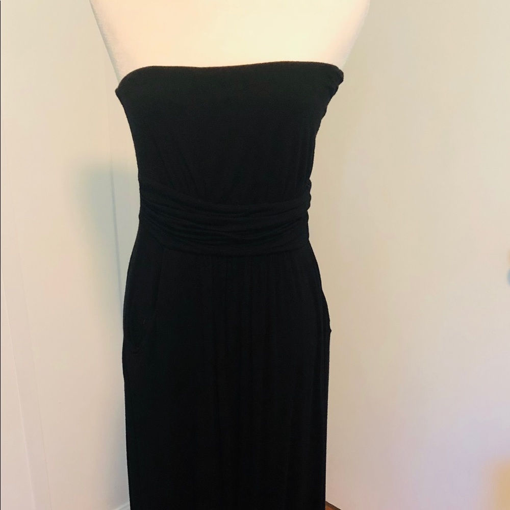 Strapless maxi dress